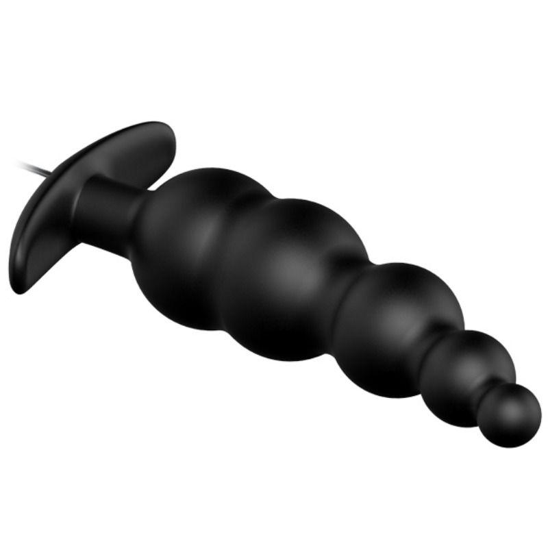 Pretty Love Bottom Silicone Ribbed Plug 12 Vibration Modes 3