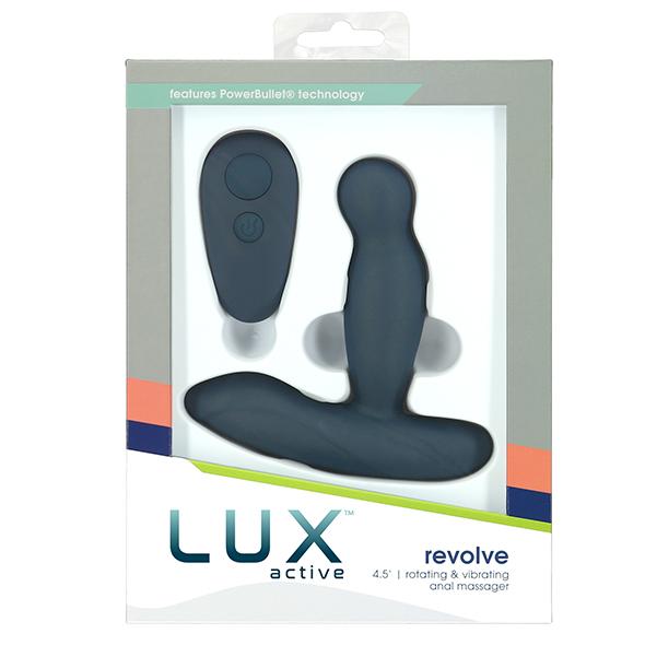 Lux Active - Revolve Rotating And Vibrating Massager Blue