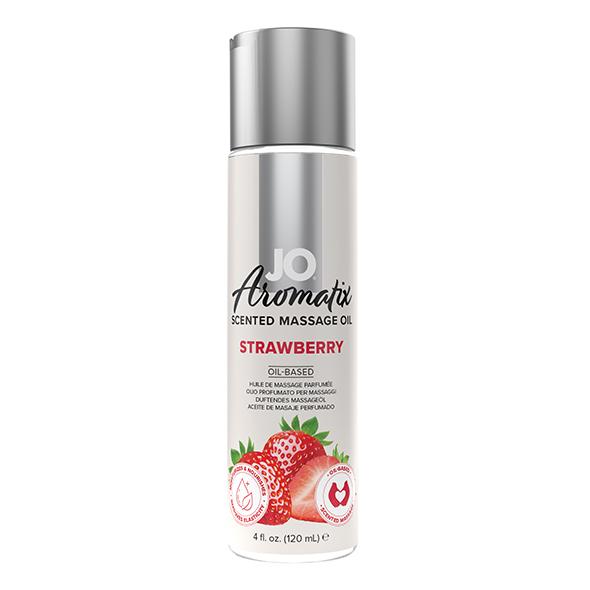 System Jo - Aromatix Scented Massage Oil Strawberry 120 Ml