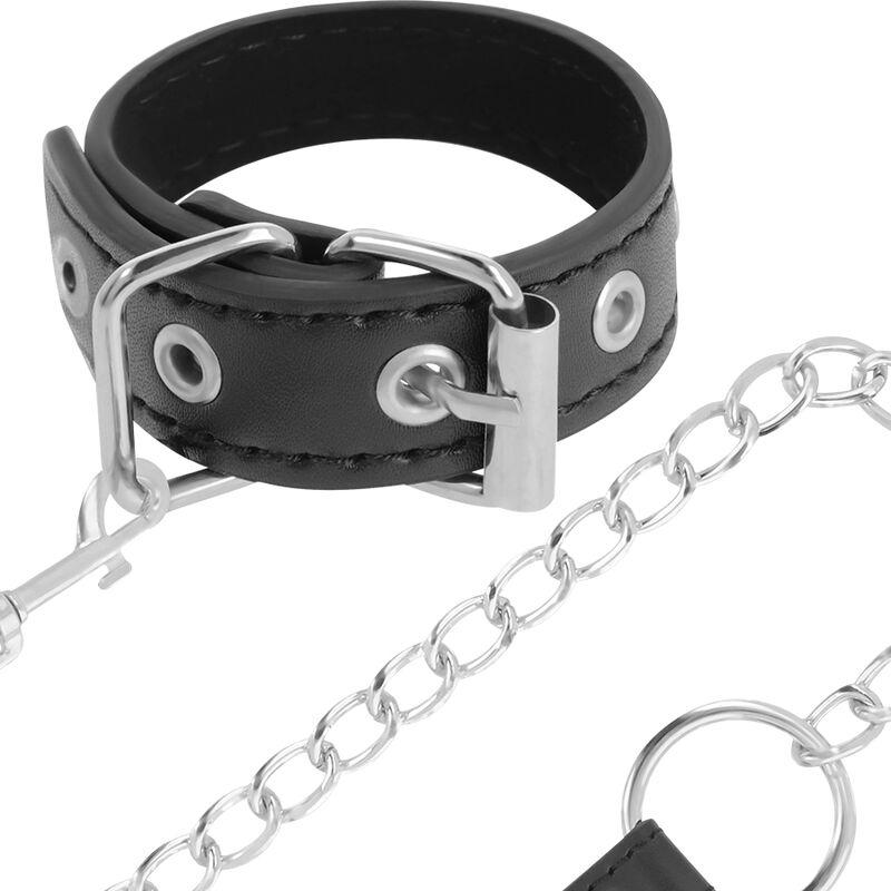 Darkness Penis Ring With Strap - Obojok Na Penis 2