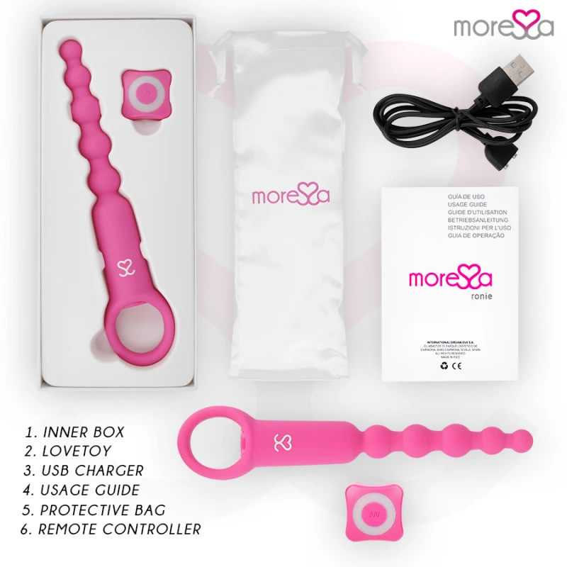 Amoressa Ronie Remote Control Anal Pleasure Pink 5