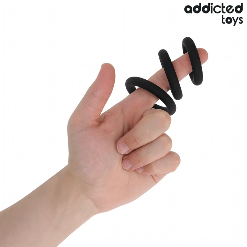 Addicted toys - set of silicone rings model 1 1