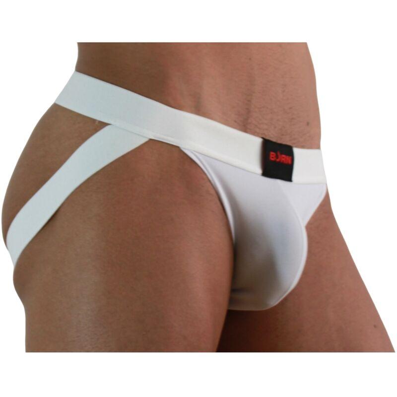Burn - 007 Jock Lycra White L 1
