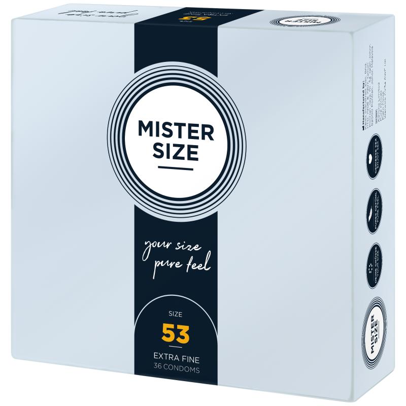 Mister.Size - 53 Mm Condoms 36 Pcs