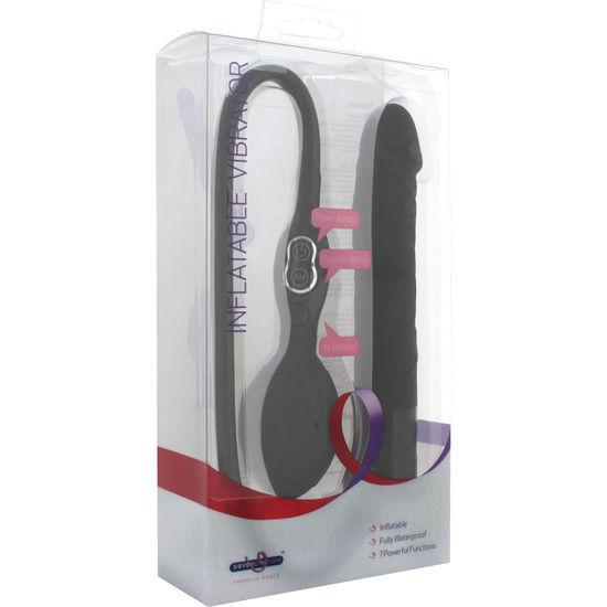 Sevencreations Inflatable Vibrator Black - Nafukovací Vibrátor 1