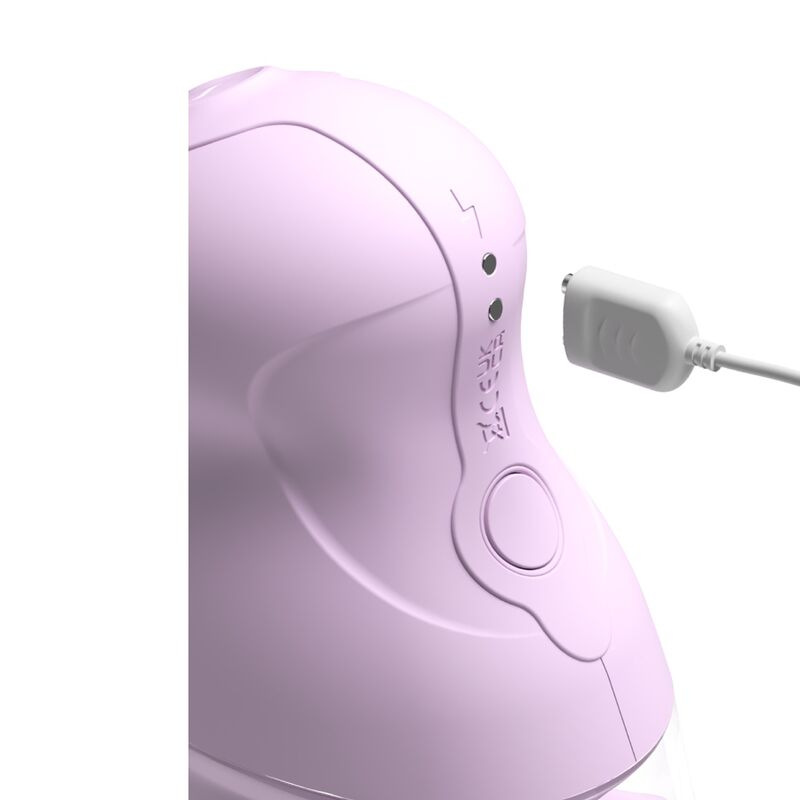 Fantasy for her - veloura touch pleasure pump intimate pump with suction and vibration purple 4