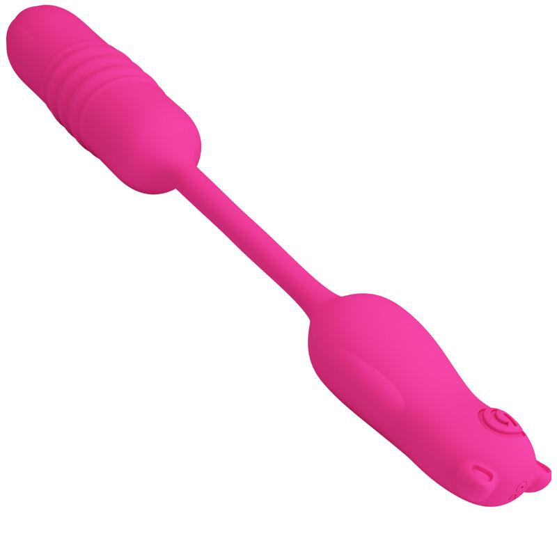 Pretty Love - Pink Silicone Vibrating Bullet 3