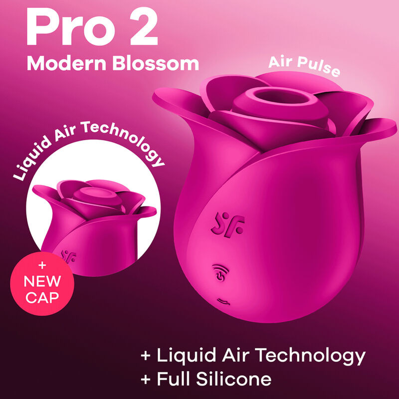 Satisfyer - air pulse pro 2 modern blossom vibrator 7