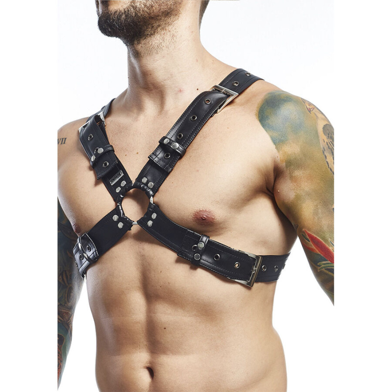 Mob - dngeon black harness belt one size x 1