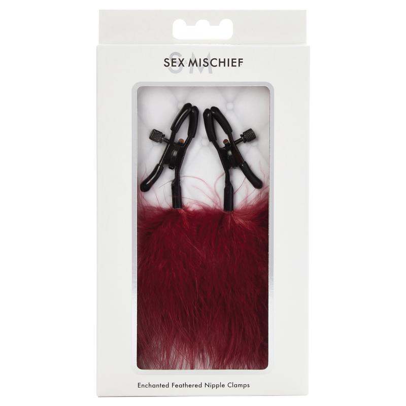 Sportsheets - Sex & Mischief Enchanted Feather Nipple Clamps 2