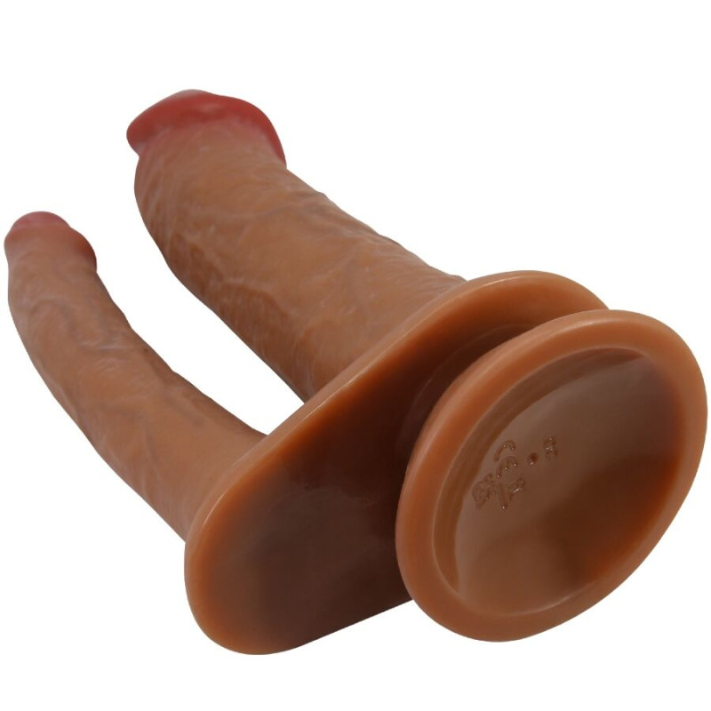 Pretty love - hulbert double realistic dildo with vibration mulato 3