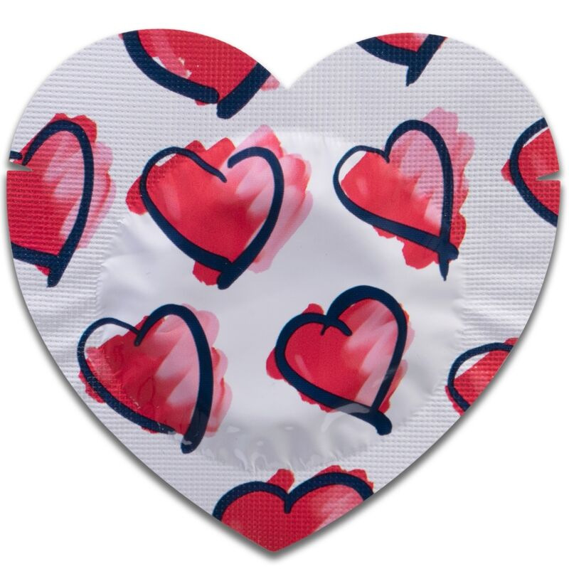 Pasante - kondómy red heart shape balenie 144 ks 4