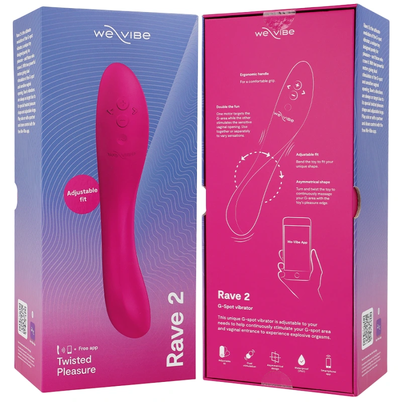 We-vibe - rave 2 g-spot vibrator pink 5
