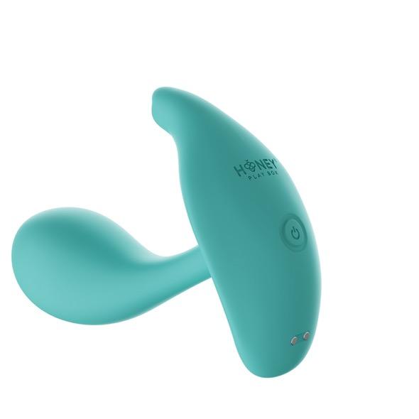 HoneyPlayBox - OLY 2 Pressure Sensing App-enabled Wearable Clit & G Spot Vibrator Turquois