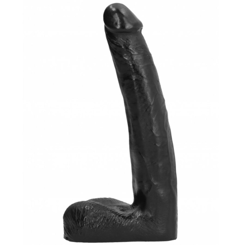 All black - dildo realistic 21 cm 1