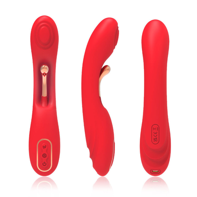 Armony - vibrator with oscillating tongue red 2