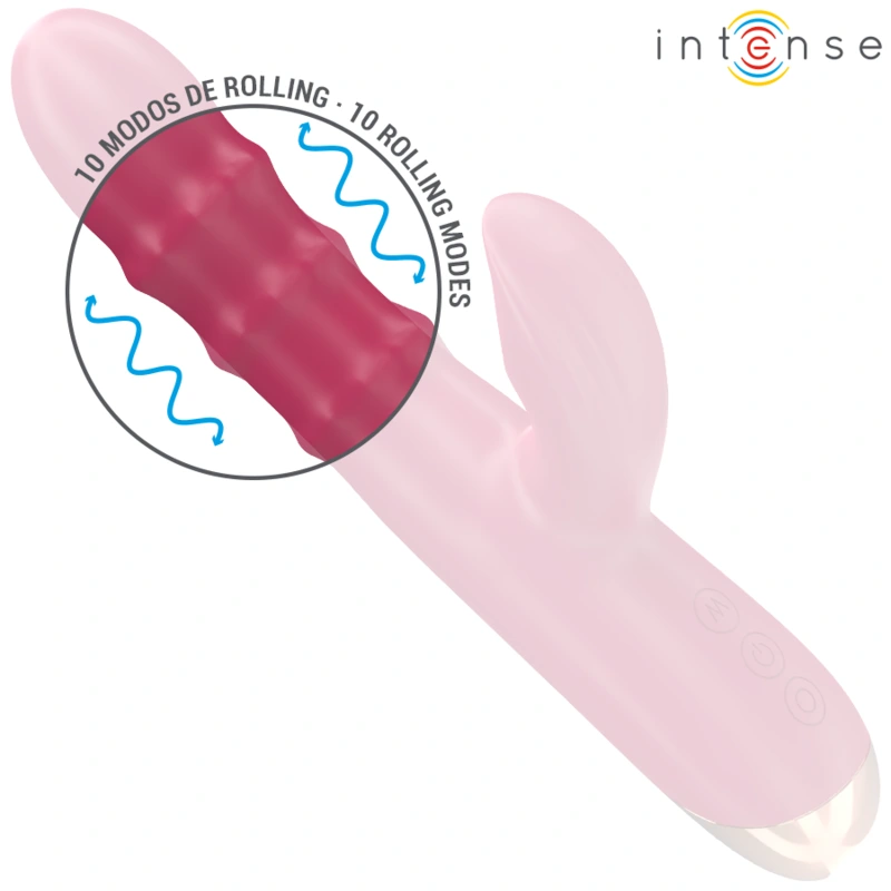 Intense - chloe multifunction vibrator 3 in 1 red 1