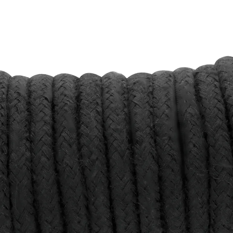 Darkness Kinbaku Cotton Rope Black 20m - Lano