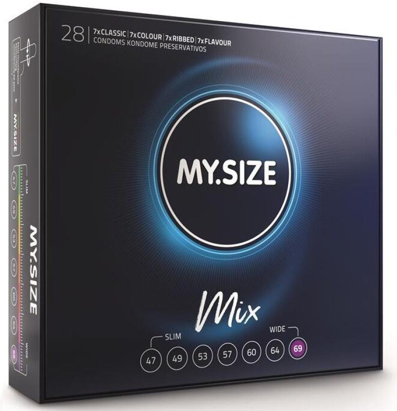 My size - mix condoms 69 mm 28 units