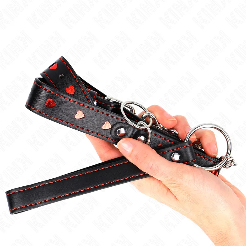 Kink - Necklace With Strap 65 Cm Heart Details 52.5 X 2.5 Cm 4