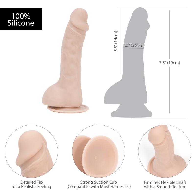 Addiction - Brad 7.5 Inch Beige 5