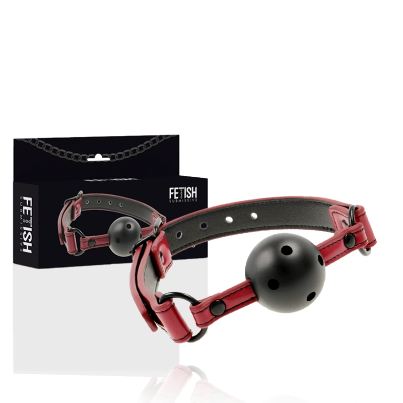 Fetish Submissive Dark Room Breathable Ball Gag - Náhubok 4