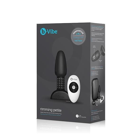 B-Vibe - Rimming Petite Remote Control Plug Black 14