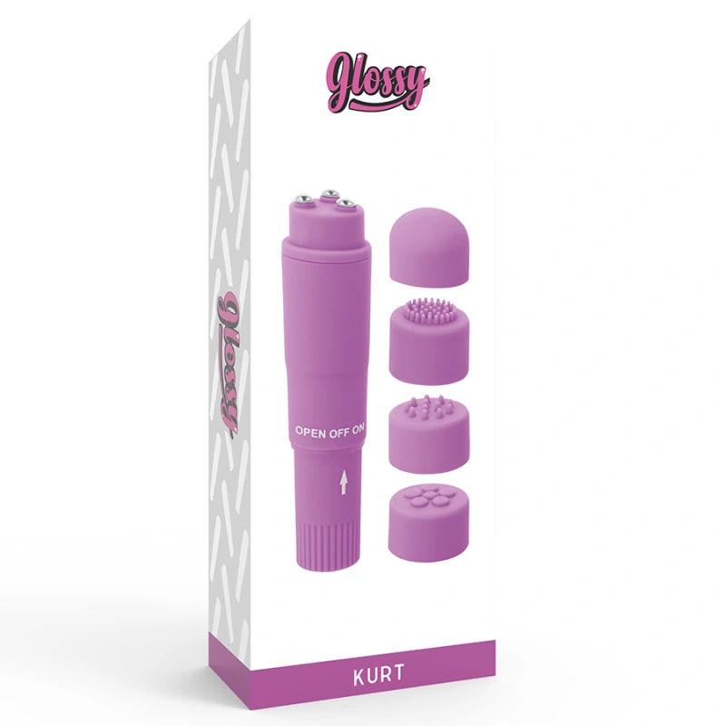 Glossy - kurt pocket massager purple 3
