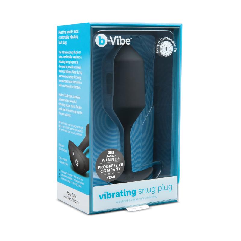 B-Vibe - Vibrating Snug Plug Xl Black 9