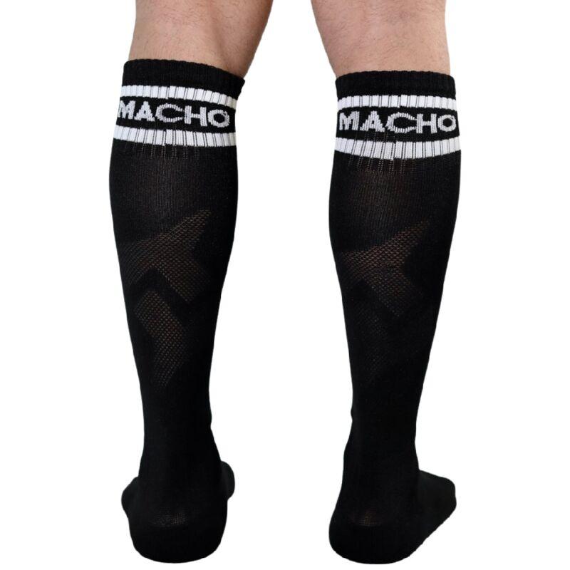 Macho Male Long Socks One Size - Black
