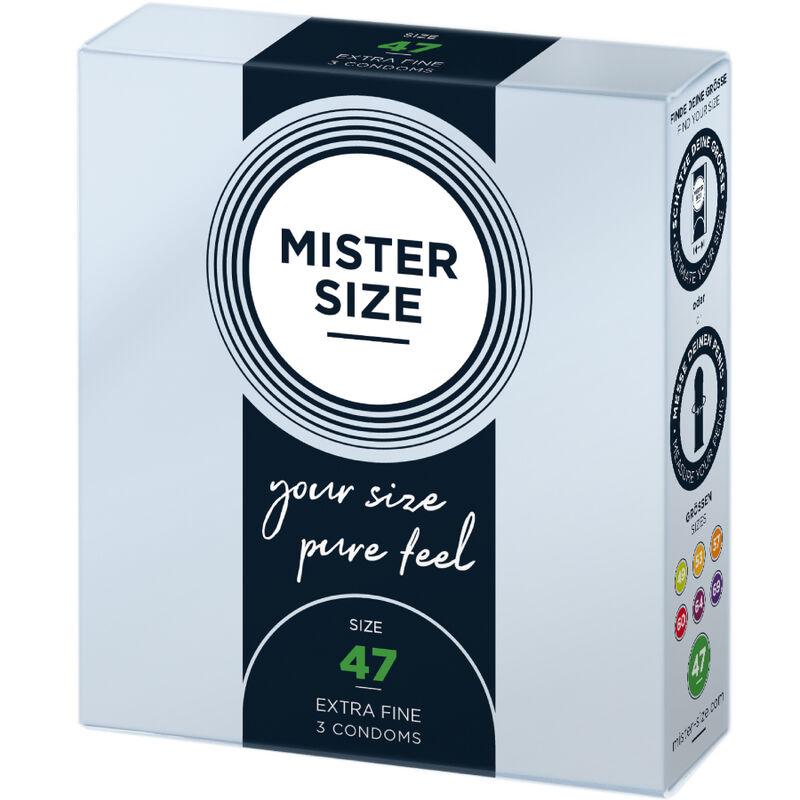 Mister size - condoms size xs 47 mm (3 units) 1