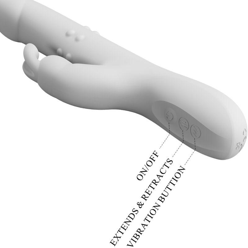 Pretty Love - Reese Rotating Vibrator Silver 5