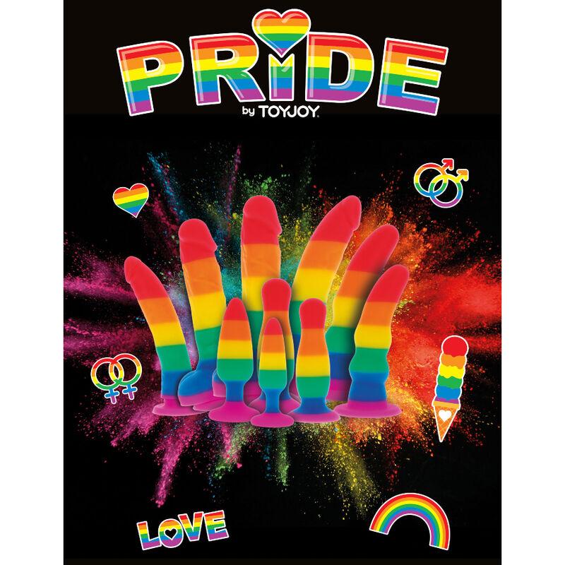 Pride - Lgbt Flag Dildo Wave 17 Cm