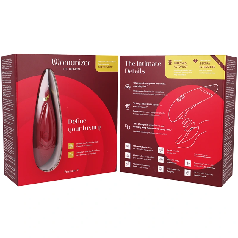 Womanizer - premium 2 clitoral stimulator bordeaux 6