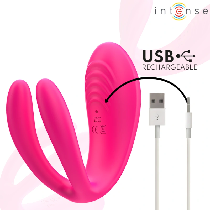 Intense - julia double vibrator clamp stimulator remote control 6