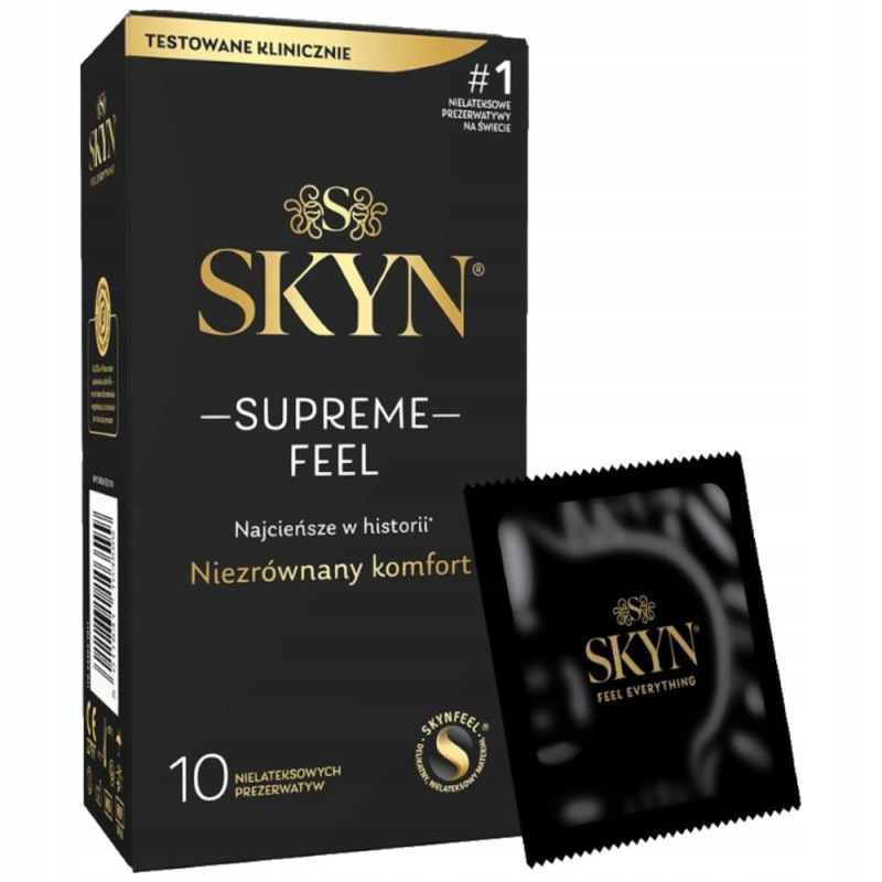 Skyn supreme feel - tenké kondómy bez latexu 10 ks