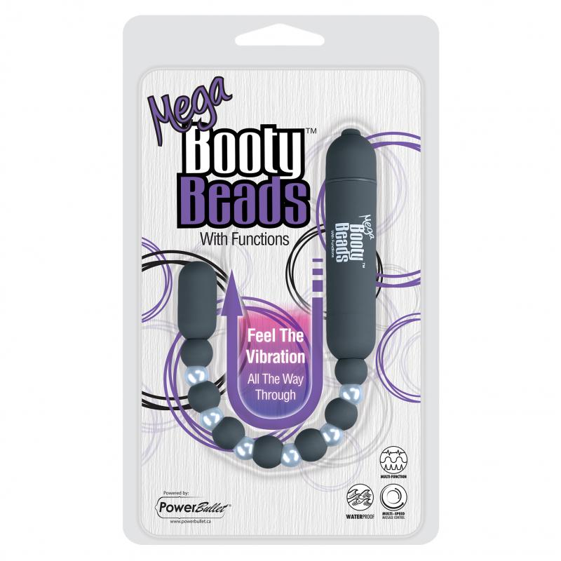 Powerbullet - Mega Booty Beads With 7 Functions Grey