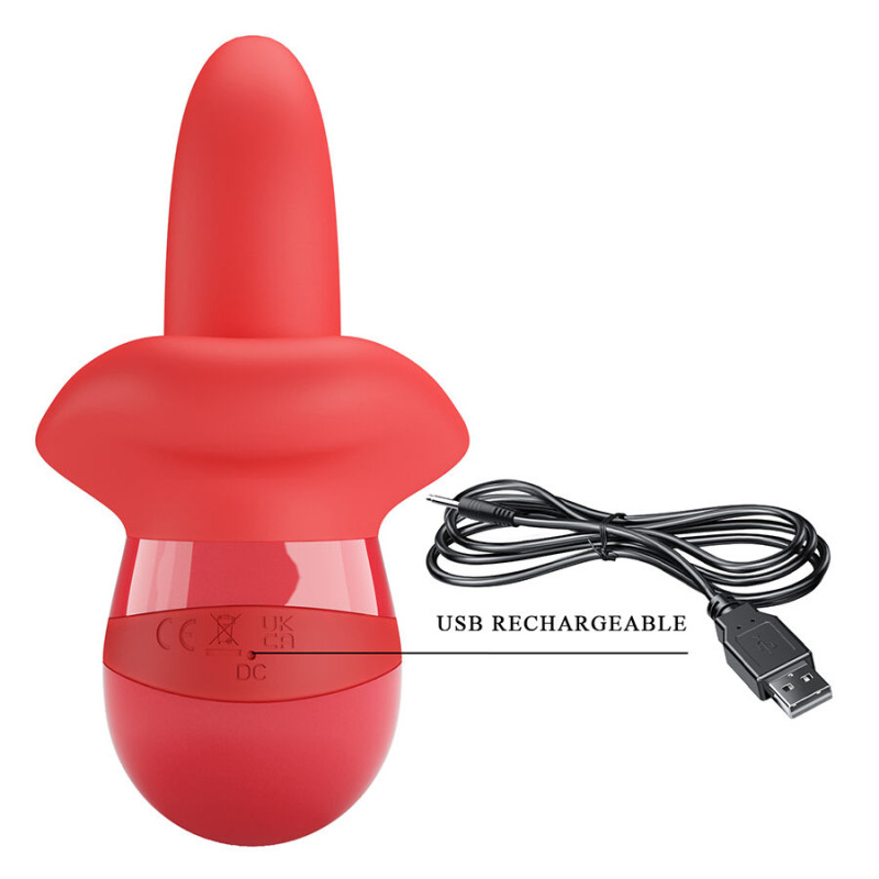 Pretty love - obelia masturbator tongue vibrator with orbital motion 7