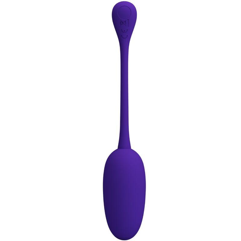 Pretty Love - Knucker Purple Rechargeable Vibrating Egg