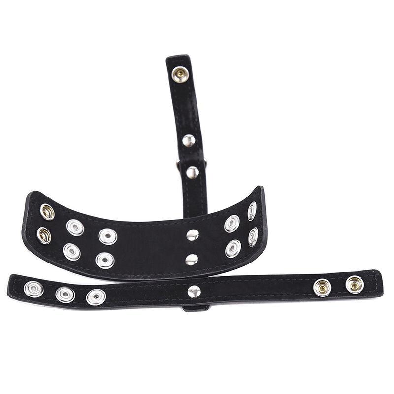 Ohmama Fetish Cock Cage With Ball Divide Strap 8