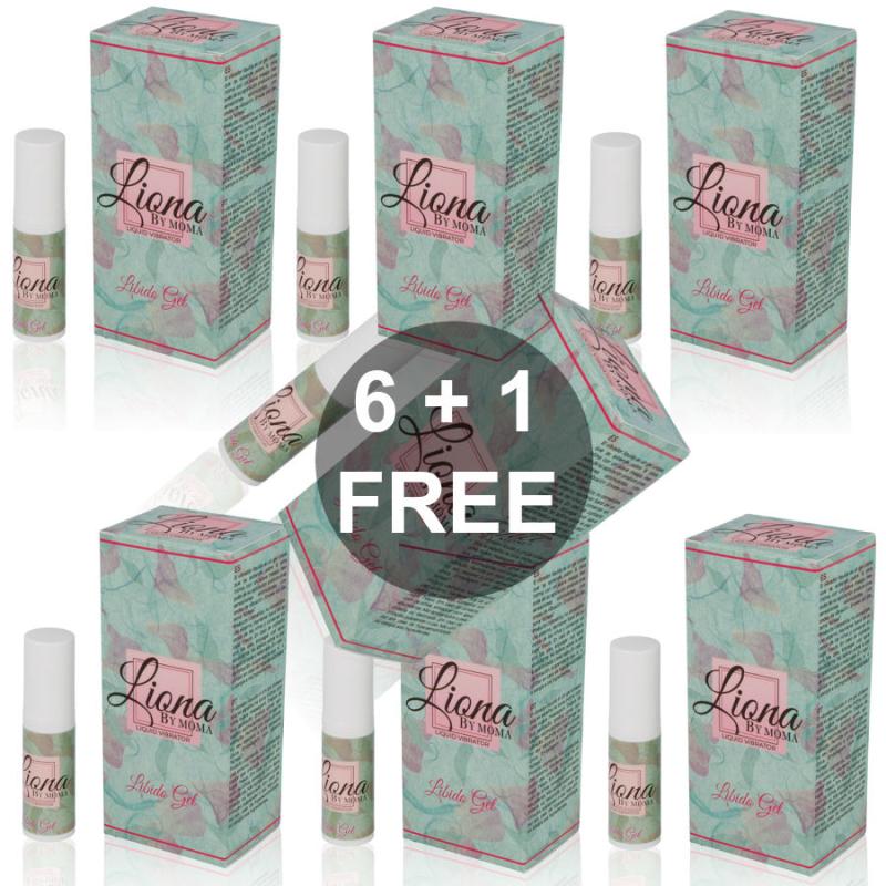 Liona by moma liquid vibrator libidgel 6 + 1 free