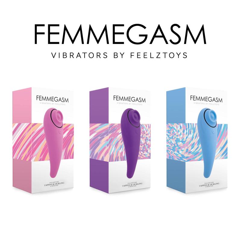 Feelztoys - Femmegasm Tapping & Tickling Vibrator Purple 3