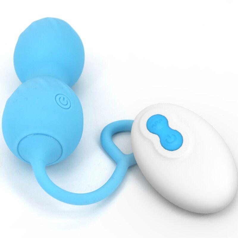 Armony - blossoms vaginal dumbbell vibration remote control 10 vibrations blue 3