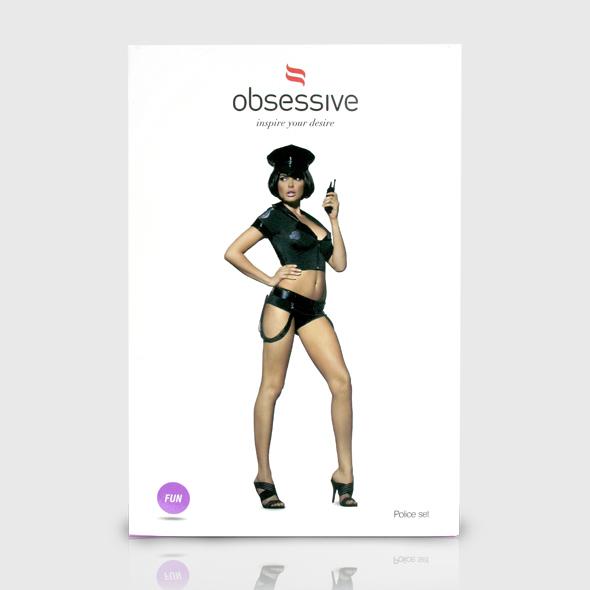 Obsessive - Police Set Costume Black