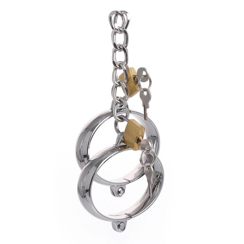 Ohmama Fetish Metal Hands Cuffs 12