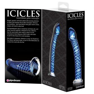Icicles Number 29 Hand Blown Glass Massager