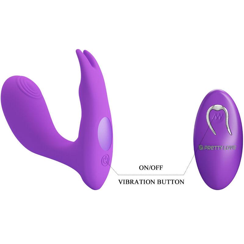 Pretty Love - Idabelle Vibration & Pulsation Remote Control Violet