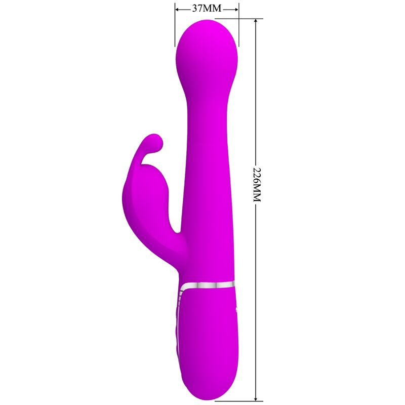 Pretty love - dejon rabbit vibrator 3 in 1 multifunction violet 6