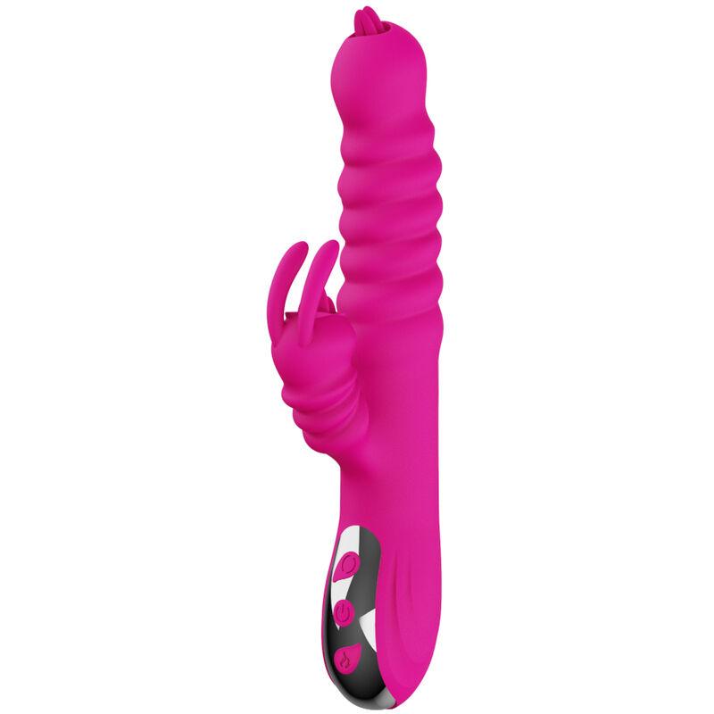 Armony - Rabbit Double Tongue Multifunction Vibrator Fuchsia Heat Effect