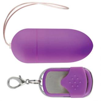 Glossy Remote I Vibrating Egg 10 Speed Purple